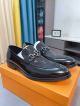LV Black Calfskin Leather Man Shoes 052503 (4)_th.jpg
